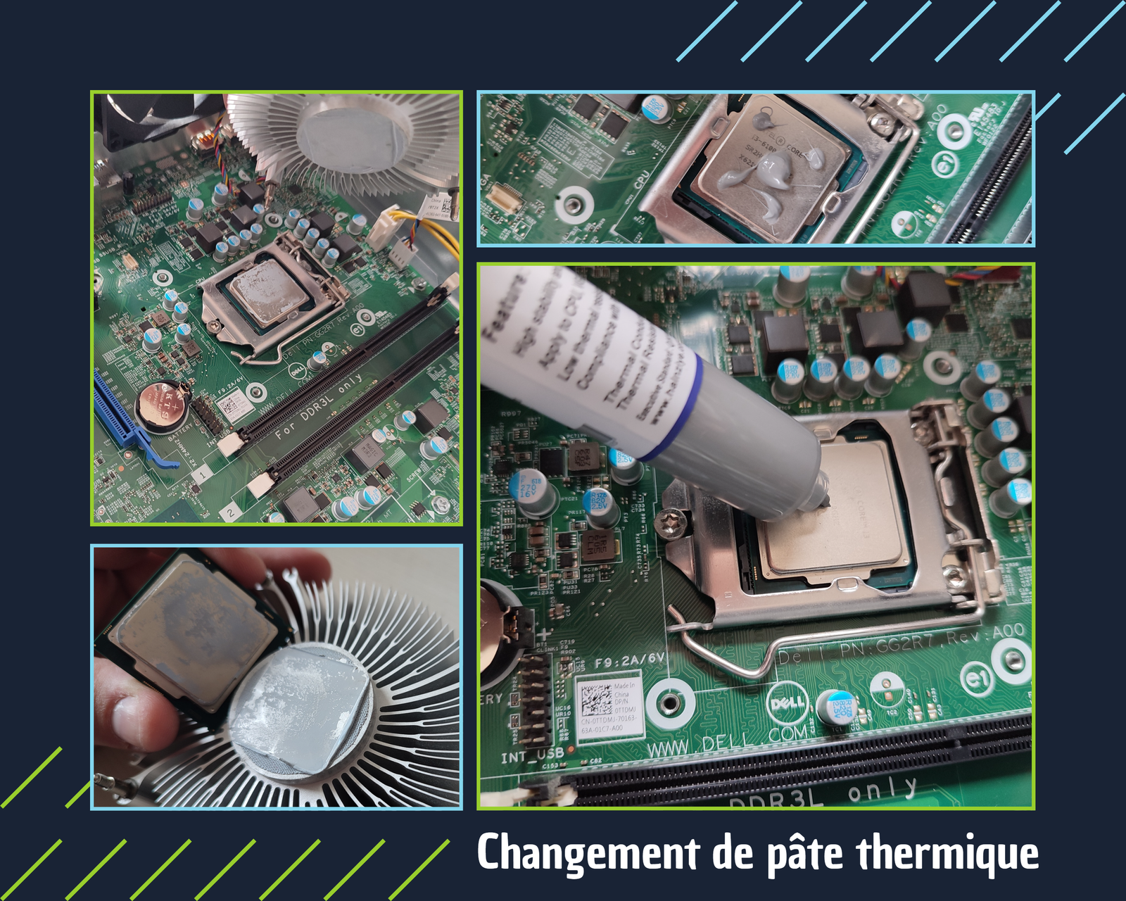 Changement de pâte thermique Changement de pâte thermique