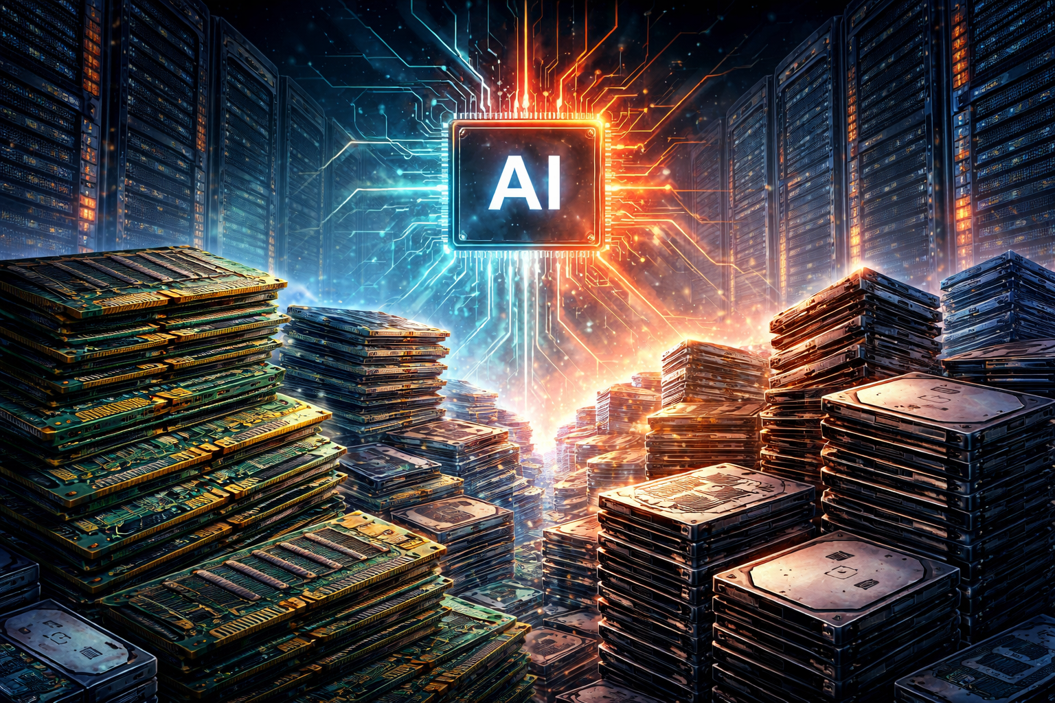 impact de l’intelligence artificielle sur la demande en RAM et SSD